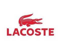 lacoste marque logo symbole rouge conception vêtements mode vecteur illustration