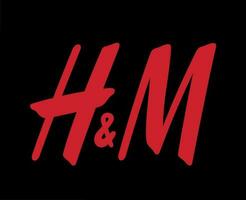 hum marque logo symbole rouge conception poules et mauritz vêtements mode vecteur illustration avec noir Contexte