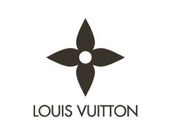 Louis vuitton marque logo mode avec Nom conception symbole vêtements vecteur illustration