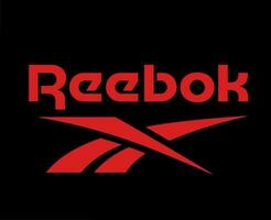 reebok marque logo rouge symbole vêtements conception icône abstrait vecteur illustration avec noir Contexte