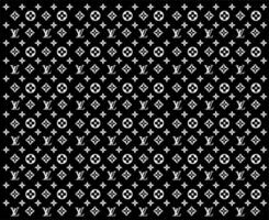 Louis vuitton marque logo Contexte noir et blanc symbole conception vêtements mode vecteur illustration
