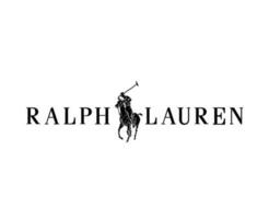 Ralph Lauren marque logo avec Nom noir symbole vêtements conception icône abstrait vecteur illustration
