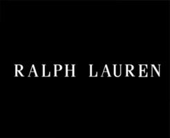Ralph Lauren marque logo Nom blanc symbole vêtements conception icône abstrait vecteur illustration avec noir Contexte