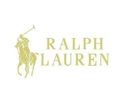 Ralph Lauren marque symbole or logo vêtements conception icône abstrait vecteur illustration