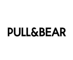 tirer et ours marque logo symbole noir vêtements conception icône abstrait vecteur illustration