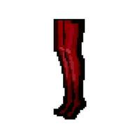 mode collants femelle Jeu pixel art vecteur illustration