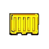 barricade route barrière Jeu pixel art vecteur illustration