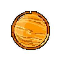 planche en bois Pizza planche Jeu pixel art vecteur illustration