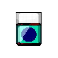 Plastique vitamine bouteille Jeu pixel art vecteur illustration