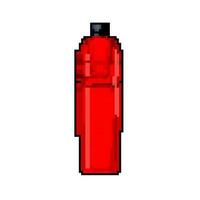 énergie sport en buvant bouteille Jeu pixel art vecteur illustration