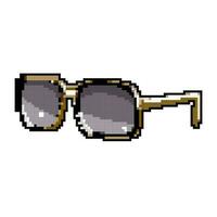 portrait des lunettes de soleil Hommes Jeu pixel art vecteur illustration
