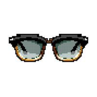 Jeune des lunettes de soleil Hommes Jeu pixel art vecteur illustration