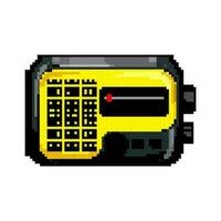 vieux radio la musique Jeu pixel art vecteur illustration