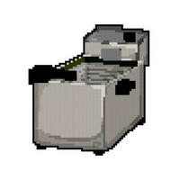 en bonne santé friteuse air Jeu pixel art vecteur illustration