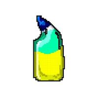 Frais toilette nettoyeur Jeu pixel art vecteur illustration