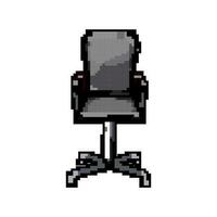 siège Bureau chaise Jeu pixel art vecteur illustration