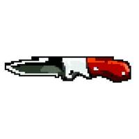 outil militaire couteau Jeu pixel art vecteur illustration