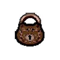 rétro cadenas ancien Jeu pixel art vecteur illustration