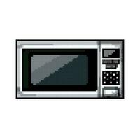 cuisine four micro onde four Jeu pixel art vecteur illustration