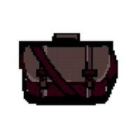 accessoire affaires sac Jeu pixel art vecteur illustration