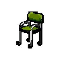moderne Bureau chaise Jeu pixel art vecteur illustration