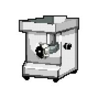 électrique Viande broyeur Jeu pixel art vecteur illustration