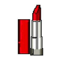 cosmétique rouge à lèvres maquillage Jeu pixel art vecteur illustration