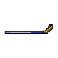 sport le hockey bâton Jeu pixel art vecteur illustration