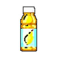 en bonne santé jus bouteille Jeu pixel art vecteur illustration