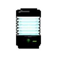 électrique lanterne camp lampe Jeu pixel art vecteur illustration