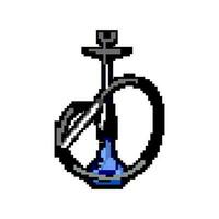 arabe narguilé chicha Jeu pixel art vecteur illustration