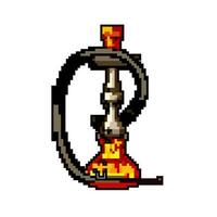 l'eau narguilé chicha Jeu pixel art vecteur illustration