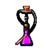 est narguilé chicha Jeu pixel art vecteur illustration