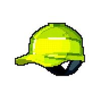 chapeau casque constructeur Jeu pixel art vecteur illustration