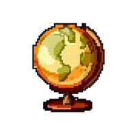 continent globe Jeu pixel art vecteur illustration