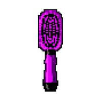 manipuler cheveux brosse Jeu pixel art vecteur illustration