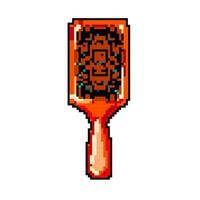 beauté cheveux brosse Jeu pixel art vecteur illustration