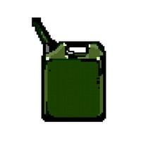 gaz carburant pouvez Jeu pixel art vecteur illustration