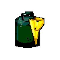 réservoir carburant pouvez Jeu pixel art vecteur illustration