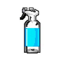 Ménage verre nettoyeur Jeu pixel art vecteur illustration