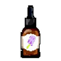 illustration vectorielle d'icône de couleur d'huile de parfum de bouteille vecteur