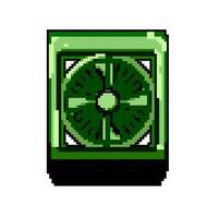 vent électrique ventilateur Jeu pixel art vecteur illustration