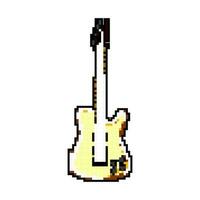 métal électrique guitare Jeu pixel art vecteur illustration