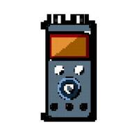 du son dictaphone Jeu pixel art vecteur illustration