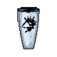 boisson camp tasse Jeu pixel art vecteur illustration