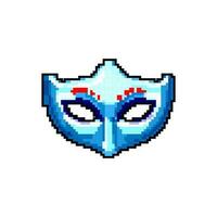 Brésil carnaval masque Jeu pixel art vecteur illustration