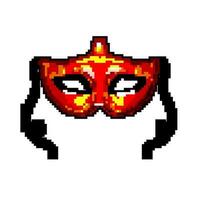 Venise carnaval masque Jeu pixel art vecteur illustration