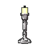 titulaire chandelier ancien Jeu pixel art vecteur illustration
