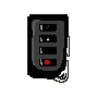 contrôle voiture clé Jeu pixel art vecteur illustration