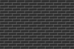 noir sans couture brique mur texture Contexte vecteur